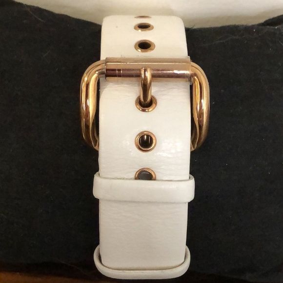 MARC JACOBS Rose Gold & White Leather Large Dial Watch NWOT - Picture 12 of 17